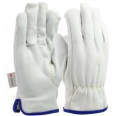 Superior Grade Top Grain Cowhide Leather Keystone Thumb Glove with 3M Thinsulate Lining - Small, Natural